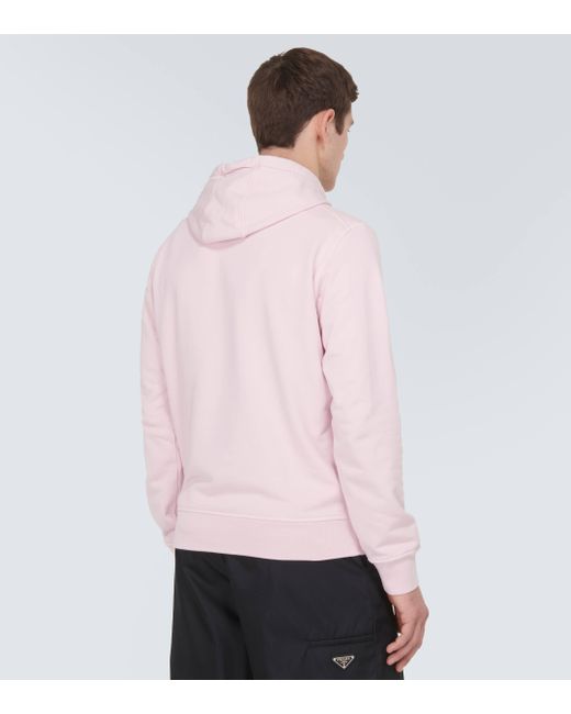 Sweat-shirt a capuche Compass en coton Stone Island pour homme en coloris Pink