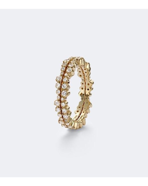 Suzanne Kalan White Ivy 18Kt Tech Ring Jackets With Diamonds