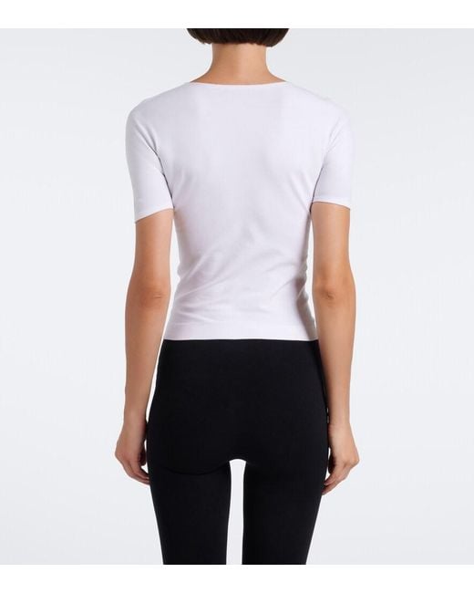 Gucci White Jersey T-Shirt