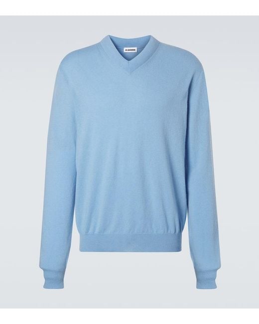 Jil Sander Pullover Aus Wolle in Blue für Herren