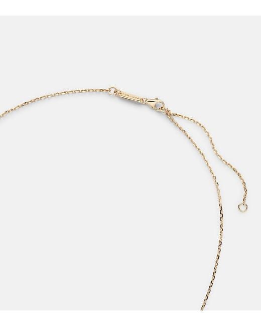 Suzanne Kalan Metallic 18Kt Necklace With Sapphires