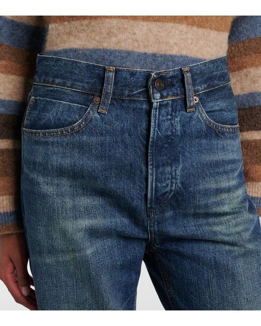 Jeans Rectos The Stack FRAME de color Blue