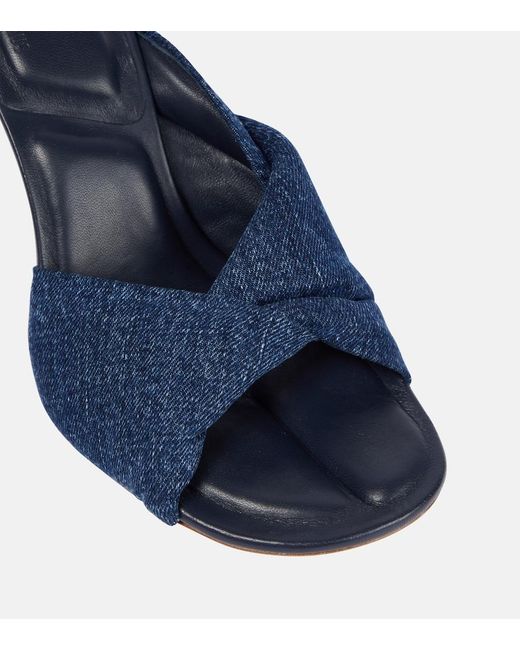 Jacquemus Blue Heeled Mules
