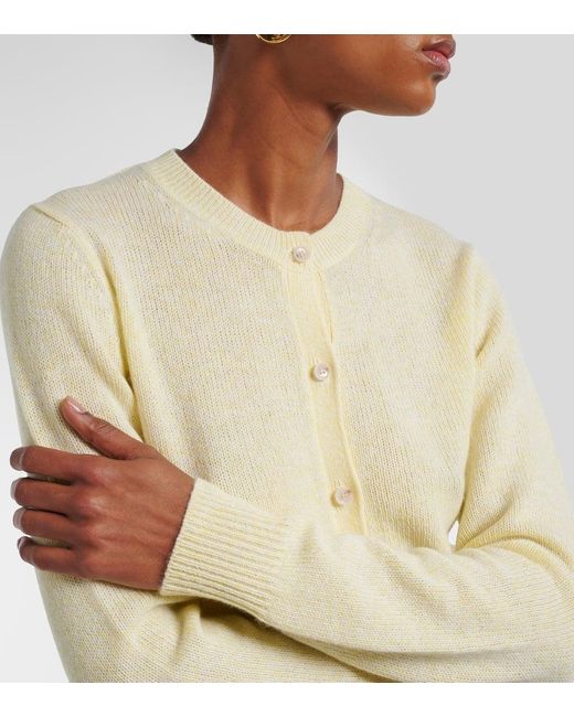 Cardigan De Cachemir Jardin Des Orangers de color Yellow