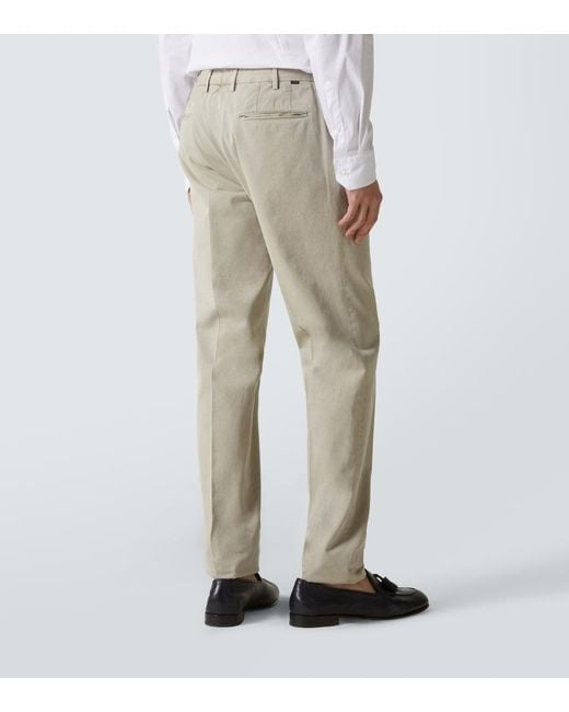 Slowear Natural Cotton Slim Pants for men