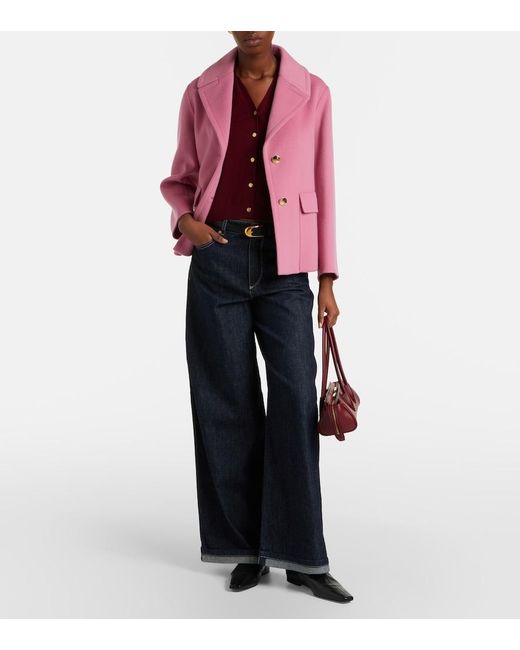 Max Mara Pink Wool Jacket