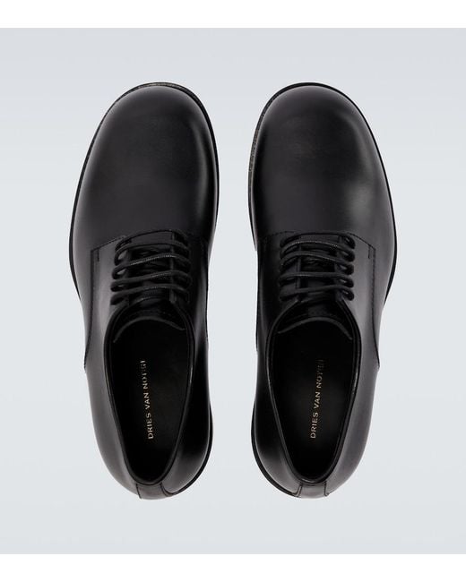 Stringate di Dries Van Noten in Black da Uomo