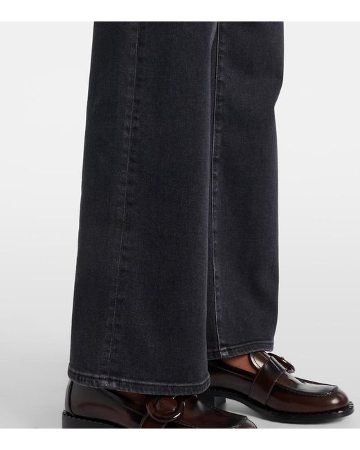 Jeans Anchos Le Slim Palazzo FRAME de color Blue