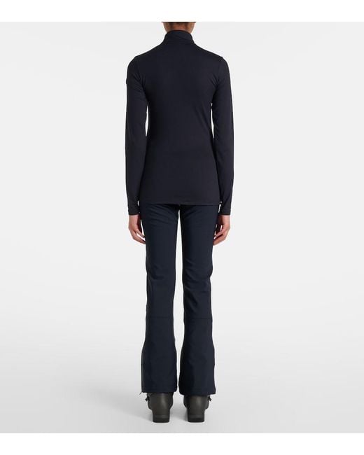 Fusalp Black Logo Half-zip Ski Top