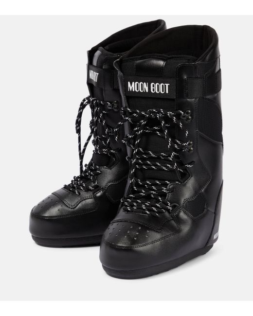 Moon Boot Black Sneaker High Snow Boots
