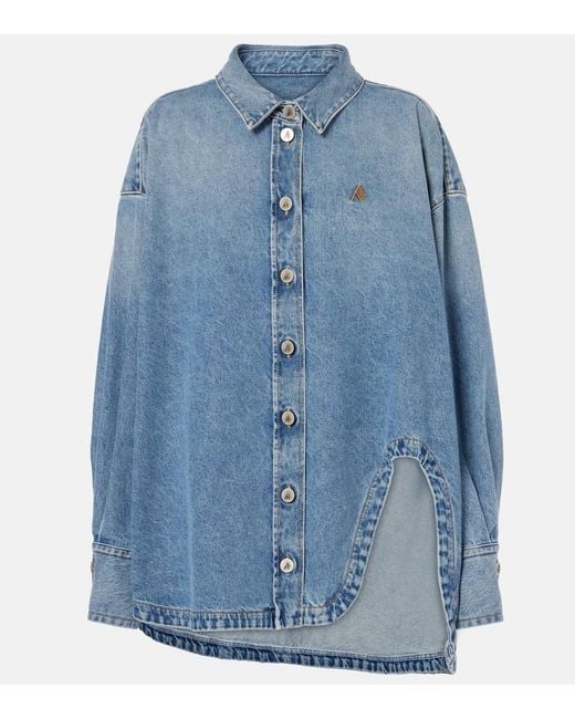 The Attico Blue Jeanshemd Diana