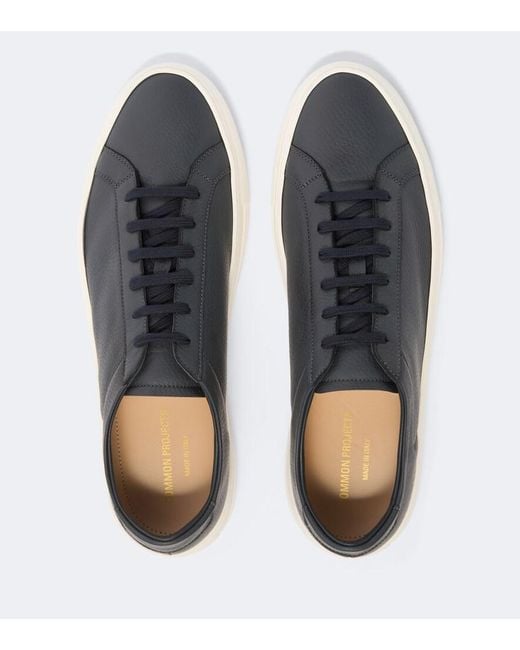 Common Projects Blue Original Achilles Leather Sneakers for men
