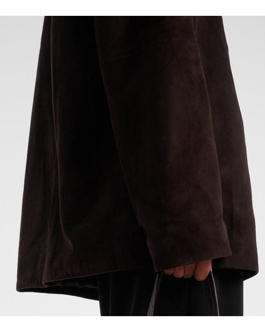 The Row Brown Fabian Suede Jacket