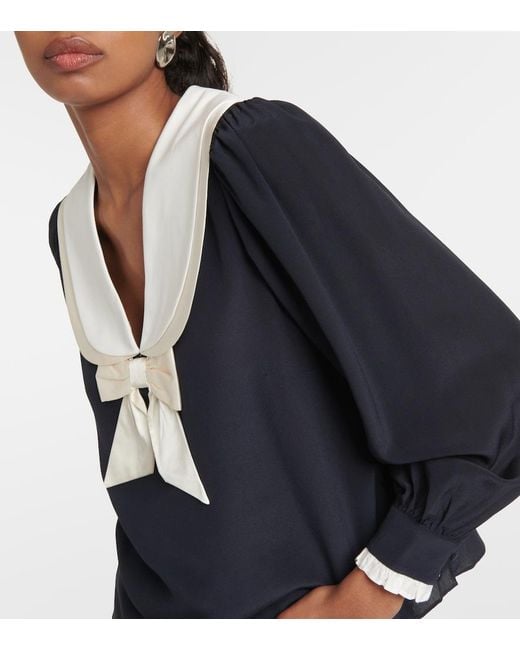Blusa Eimer di Rixo in Blue