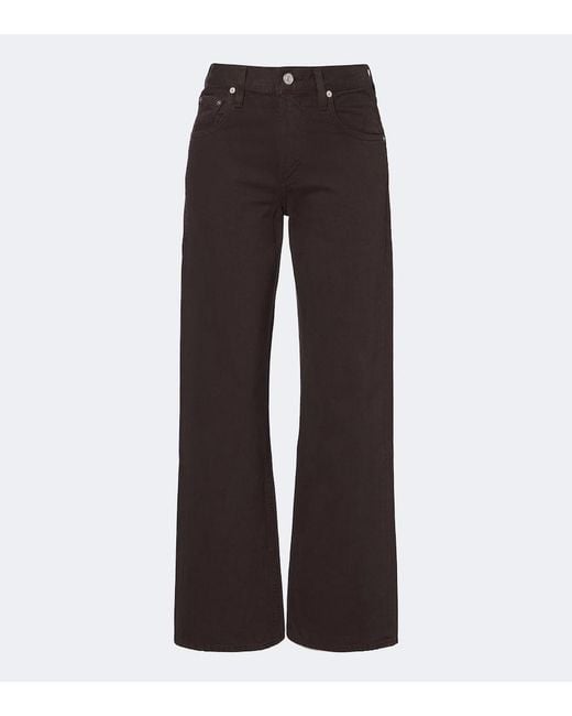 Citizens of Humanity Brown Lindz Straight Jeans
