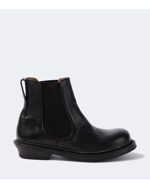 Our Legacy Black Posh Leather Chelsea Boots for men