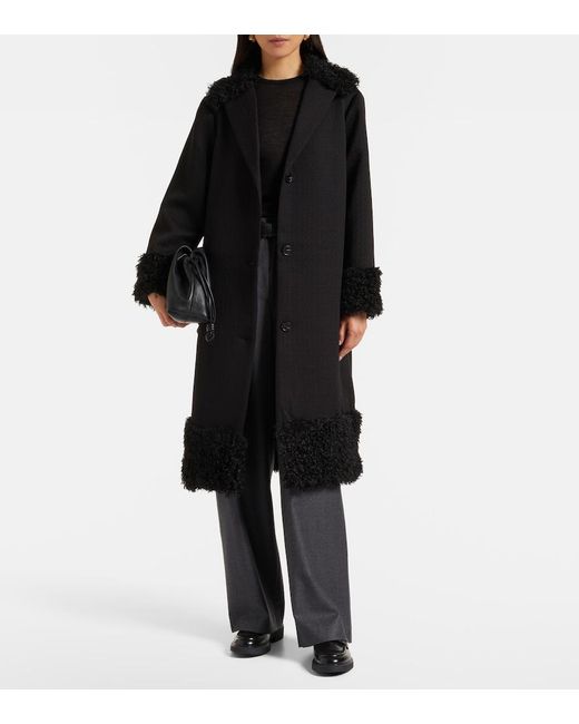 Rixo Black Diara Coat