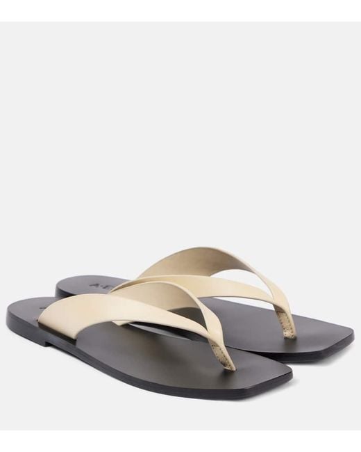 A.Emery White Sandalen Kinto Aus Leder