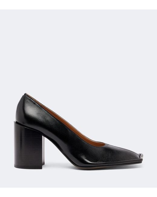 Maison Margiela Brown Piped Leather Pumps