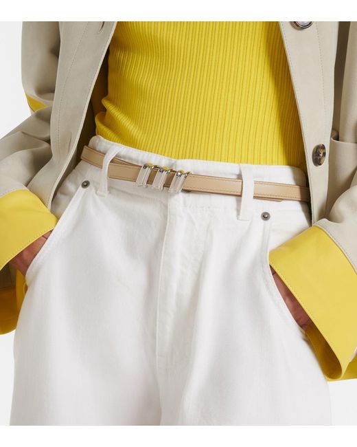 Loewe Natural Coil Leather Belt