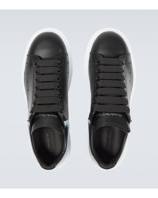 Alexander Mc Queen Black / Silver Oversize Sneaker Alexander McQueen pour homme