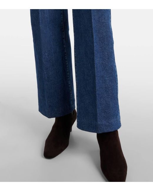 FRAME Blue Refined Saturn Straight Jeans