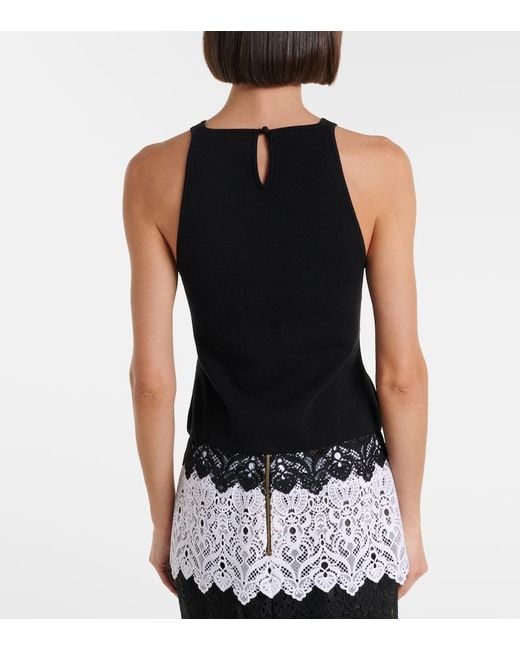 Carolina Herrera Black Knitted Top
