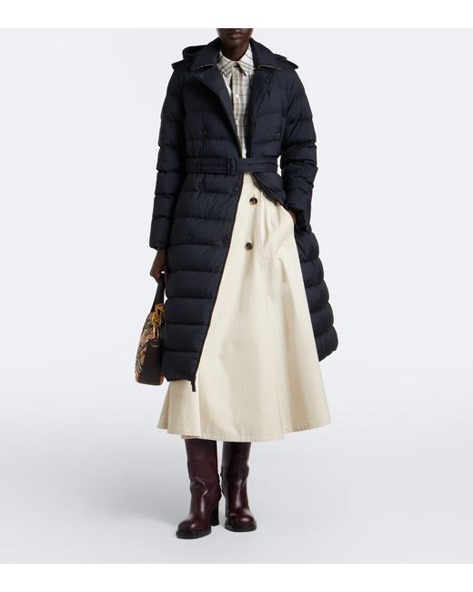 Burberry Black Kent Hooded Down Jacket