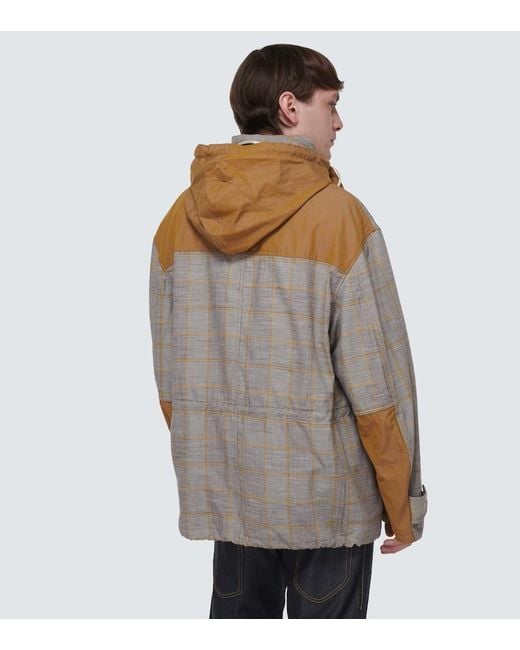 Junya Watanabe Gray Cotton Field Jacket for men