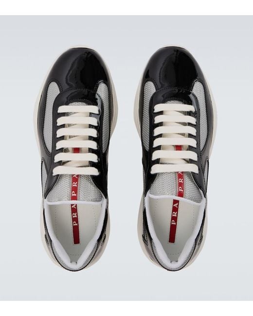 Prada White America's Cup Sneakers for men