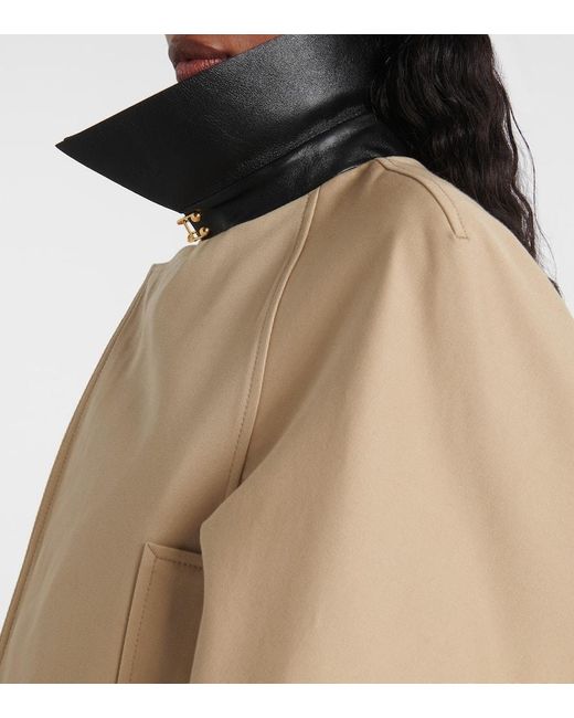 Givenchy Natural Cropped Cotton And Wool Jacket
