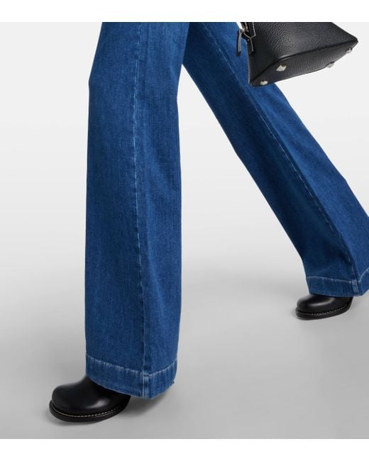 Combi-pantalon en jean 7 For All Mankind en coloris Blue