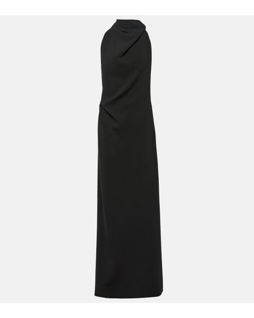 Robe longue en crepe Proenza Schouler en coloris Black