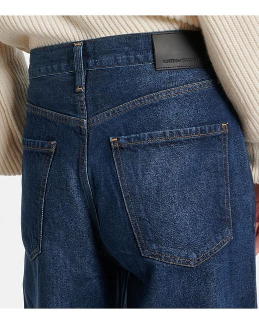 Citizens of Humanity Blue Paloma High-Rise Wide-Leg Jeans