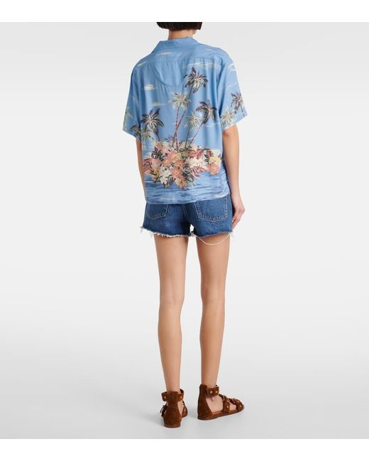 Polo Ralph Lauren Blue Printed Shirt