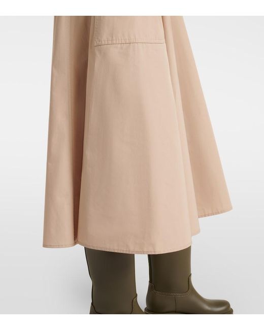 Moncler Natural Poplin Shirt Dress