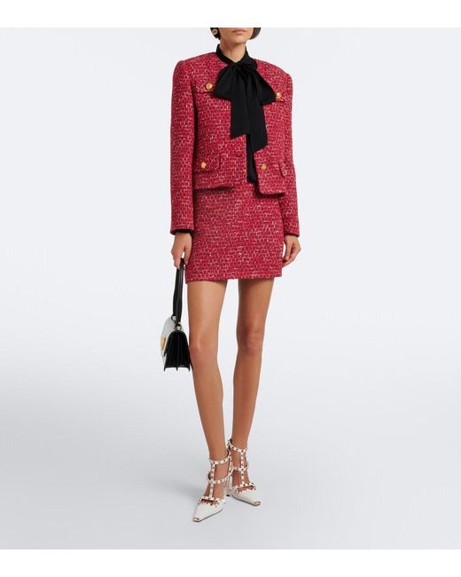 Valentino Black Bow-Detail Wool Sweater
