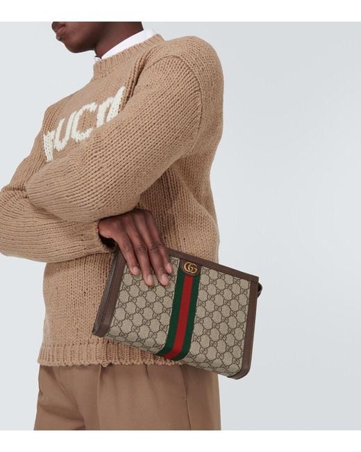 Gucci Multicolor Gg Canvas Toiletry Bag for men