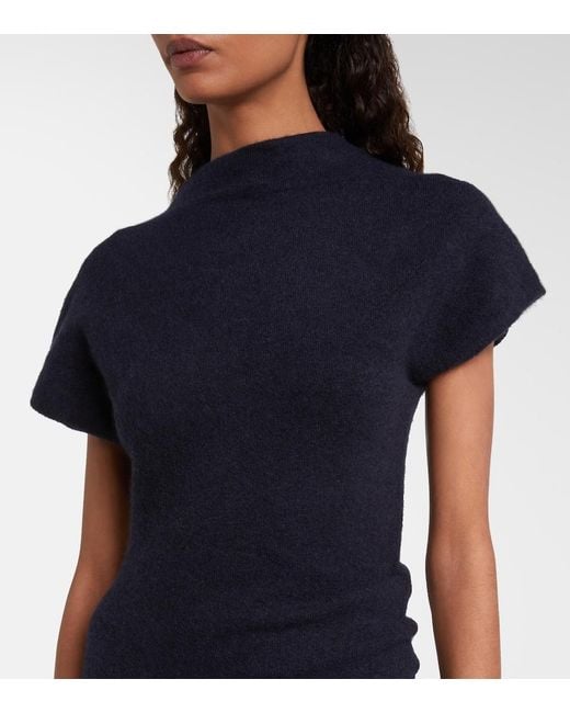 Proenza Schouler Blue Abie Knitted Maxi Dress