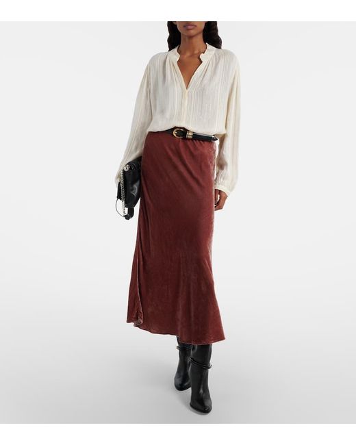 Velvet Natural Cynthia Striped Blouse