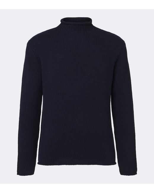 Lisa Yang Blue Sylvan Cashmere Sweater for men