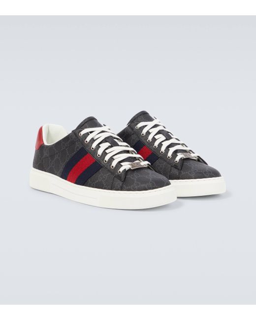 Gucci Blue Ace GG Sneakers for men