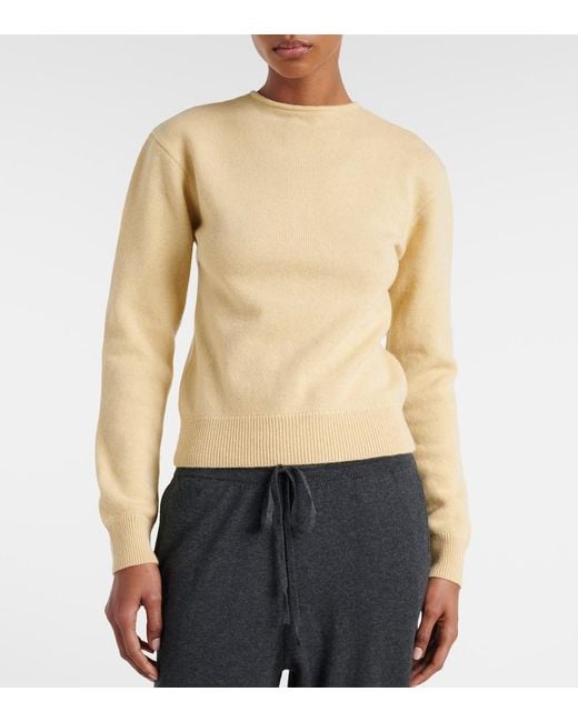 Lemaire Natural Wool And Cashmere Sweater
