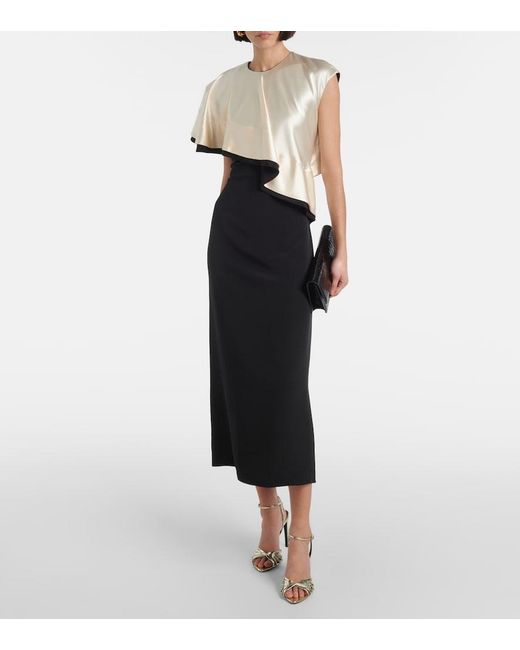 Altuzarra Black Topolino Silk Gown