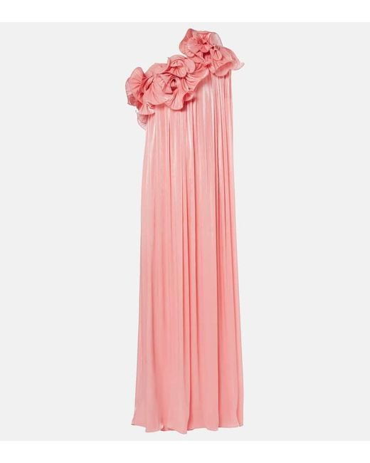 Costarellos Pink Robe Charmain Aus Georgette