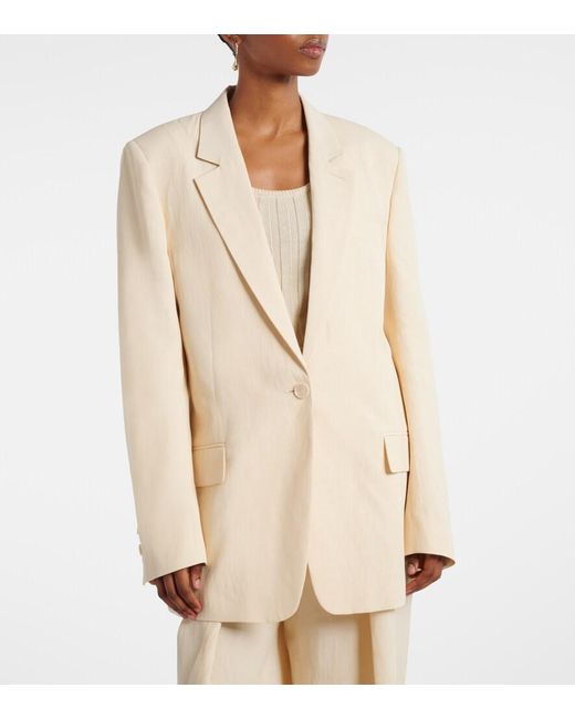 Stella McCartney Natural Oversized Blazer