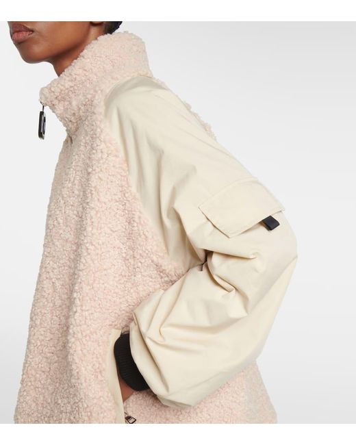 J.W. Anderson Natural Jacke Aus Fleece