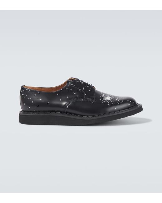 Undercover Black X George Cox Leather Derby Shoes for men