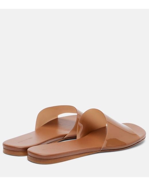 AMINA MUADDI Brown Bianca Glass 95 Mules