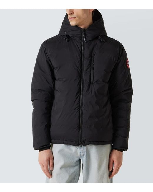Canada Goose Black Lodge Hoody Down Jacket for men